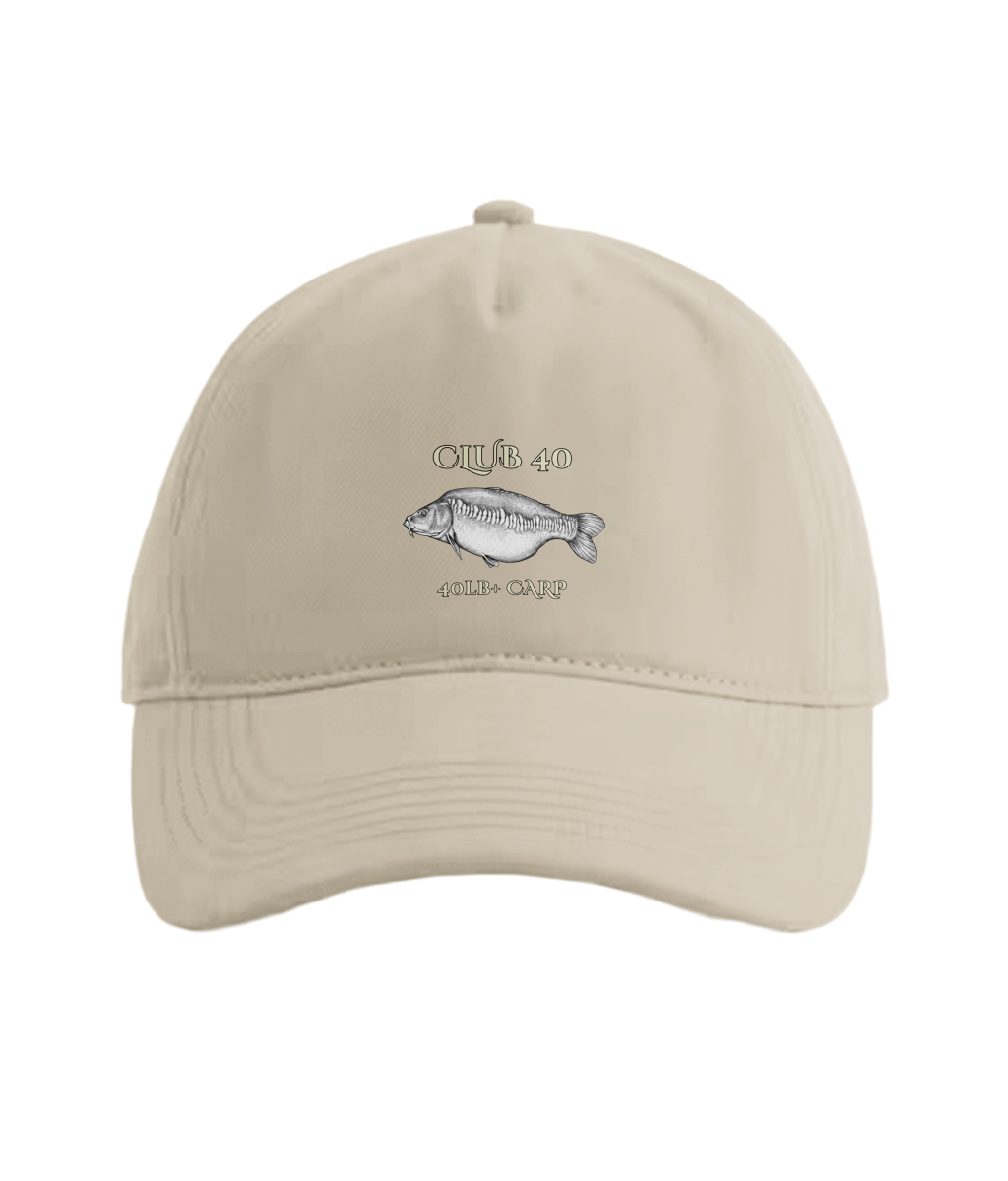Club 40 – 40lb+ Carp Fishing Cap - Image 2