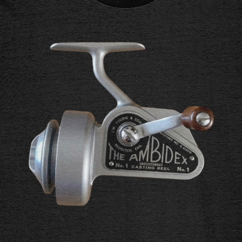 The Ambidex No.1 Casting Reel – Vintage Fishing Reel T-Shirt - Image 2