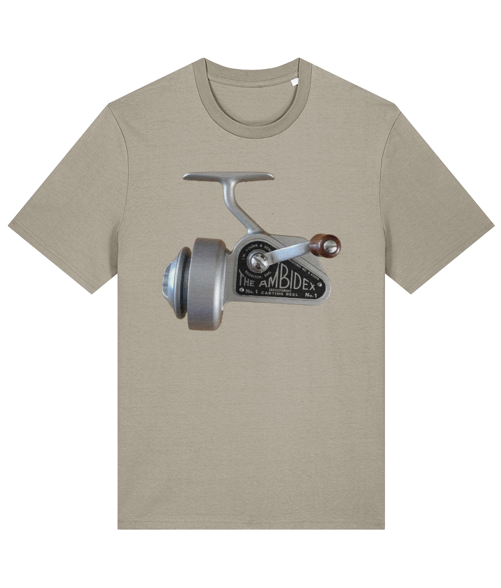 The Ambidex No.1 Casting Reel – Vintage Fishing Reel T-Shirt - Image 7
