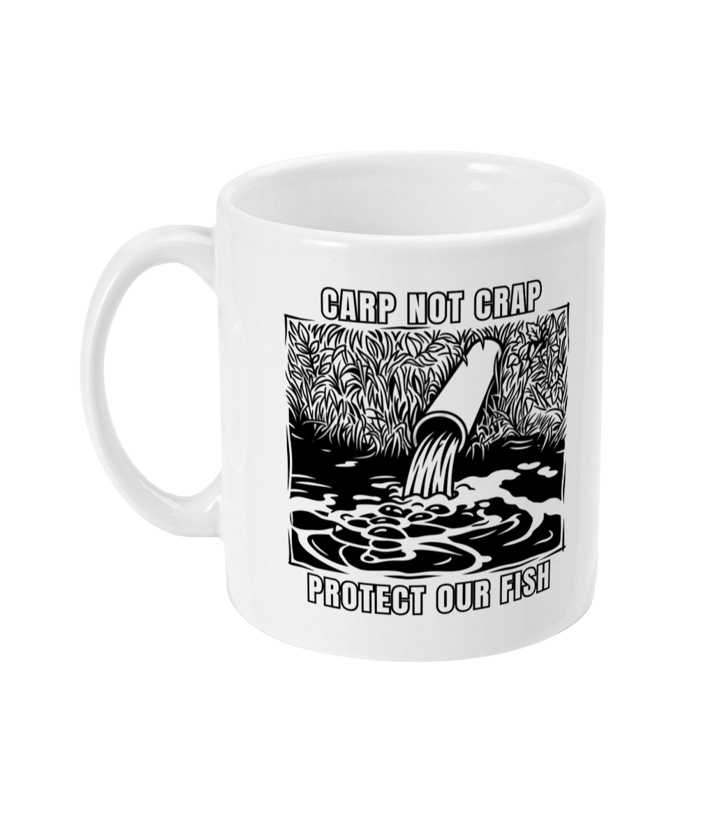 Protect Our Fish – Carp Not Crap Mug - Image 2