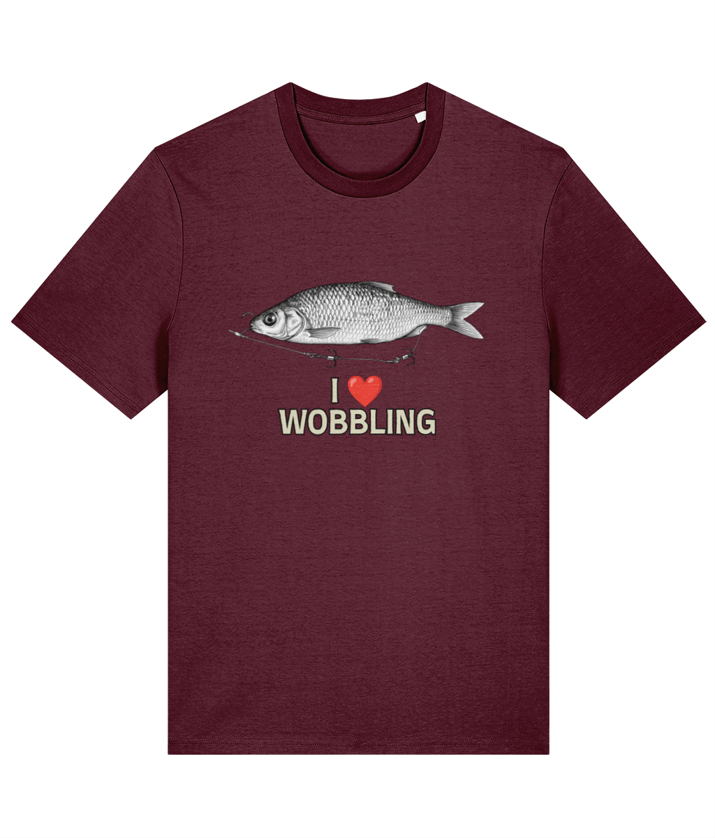 I ❤️ Wobbling – Pike Angler's T-Shirt - Image 5
