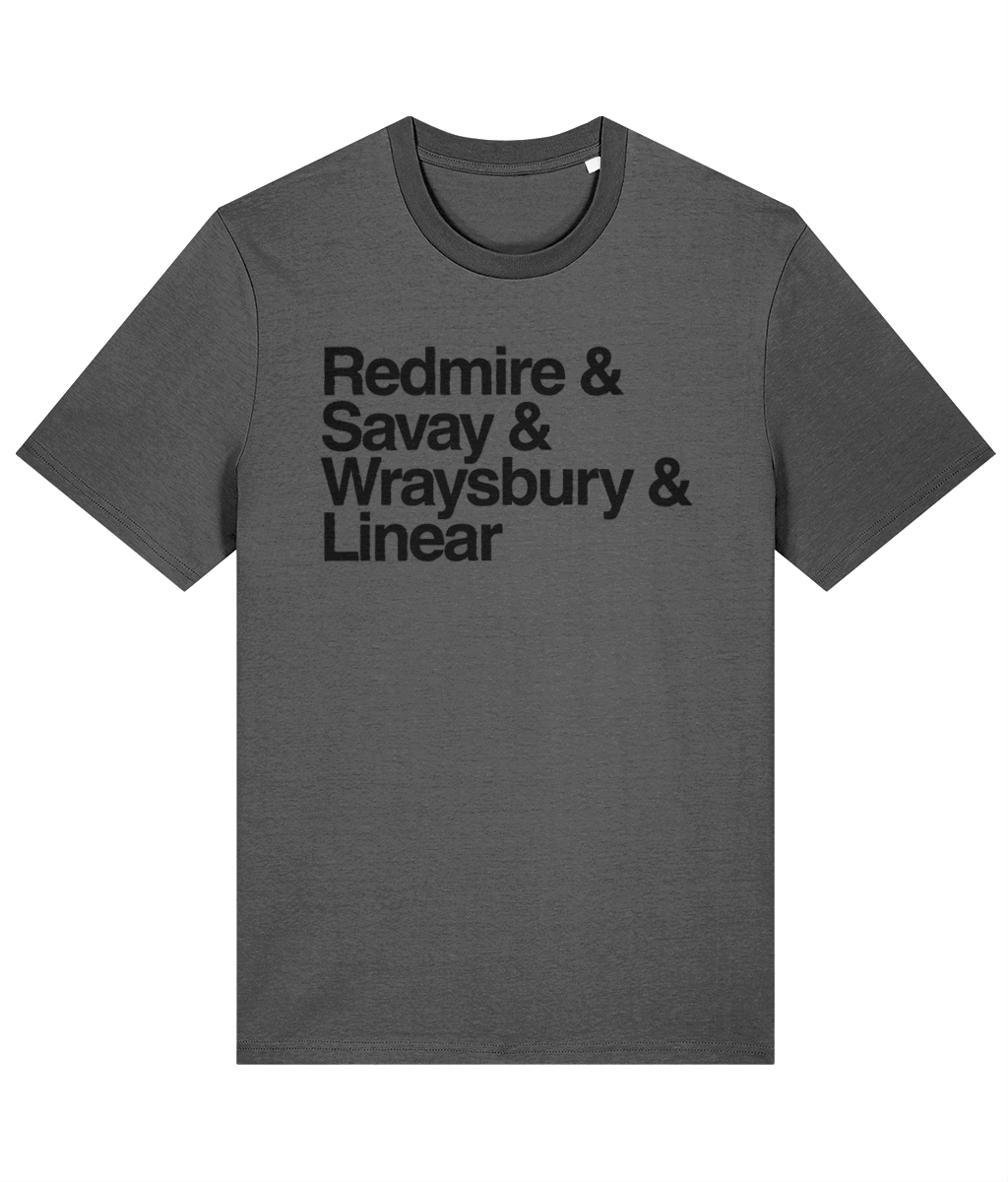 Redmire & Savay & Wraysbury & Linear | Legendary Carp Lakes T-Shirt - Image 2